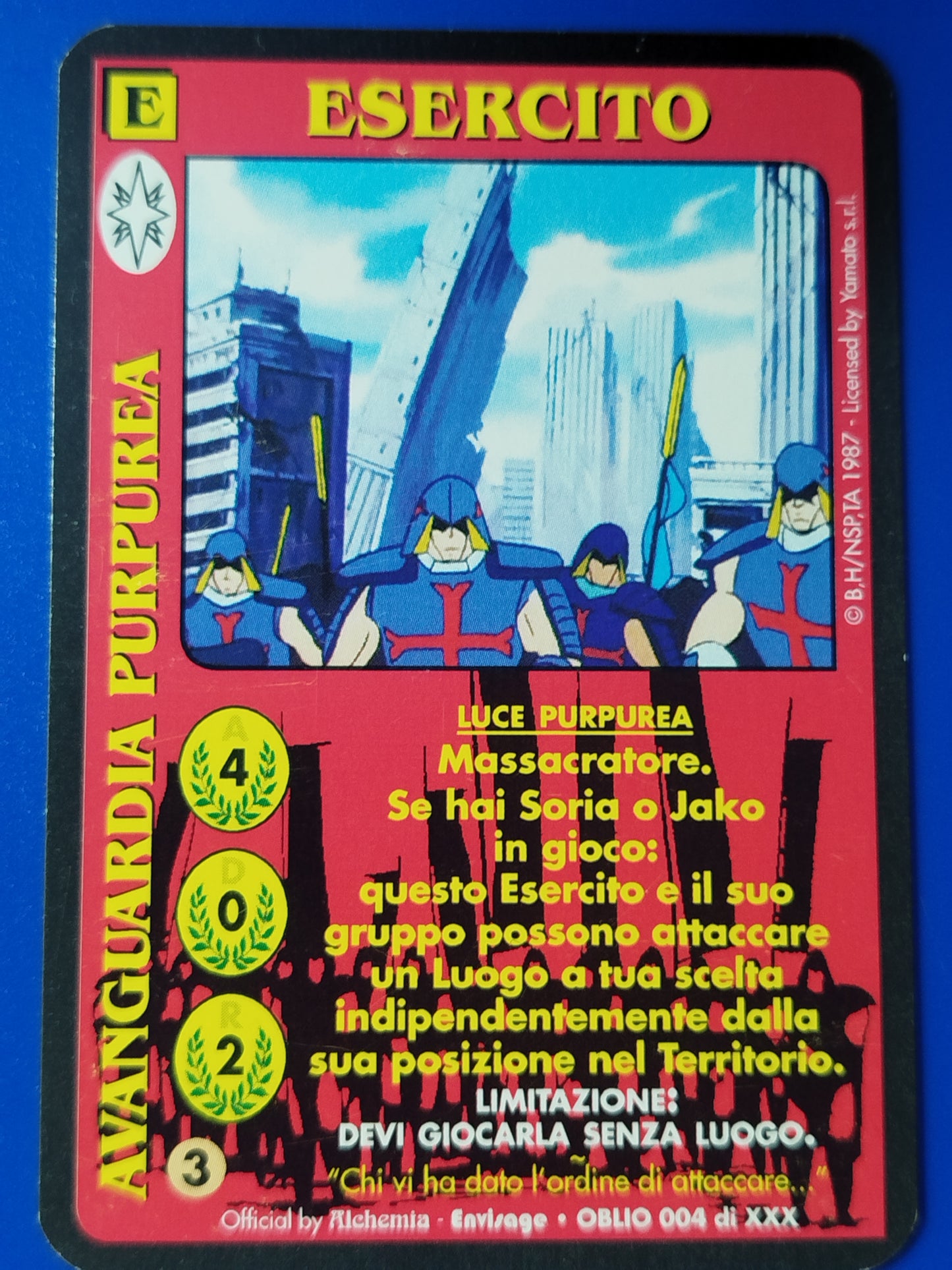 Carte Ken il guerriero Mazzo Soria Serie Oblio Alchemia gioco TCG