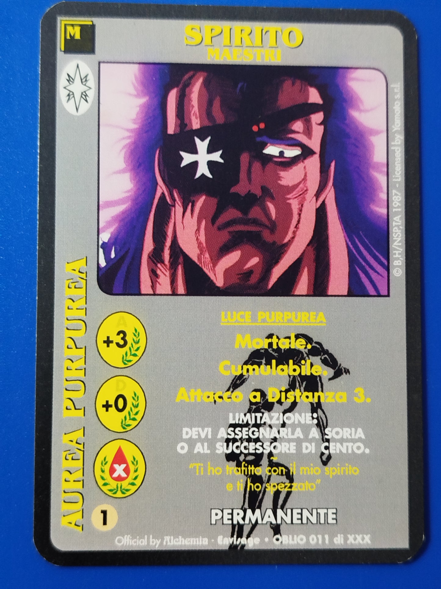 Carte Ken il guerriero Mazzo Soria Serie Oblio Alchemia gioco TCG