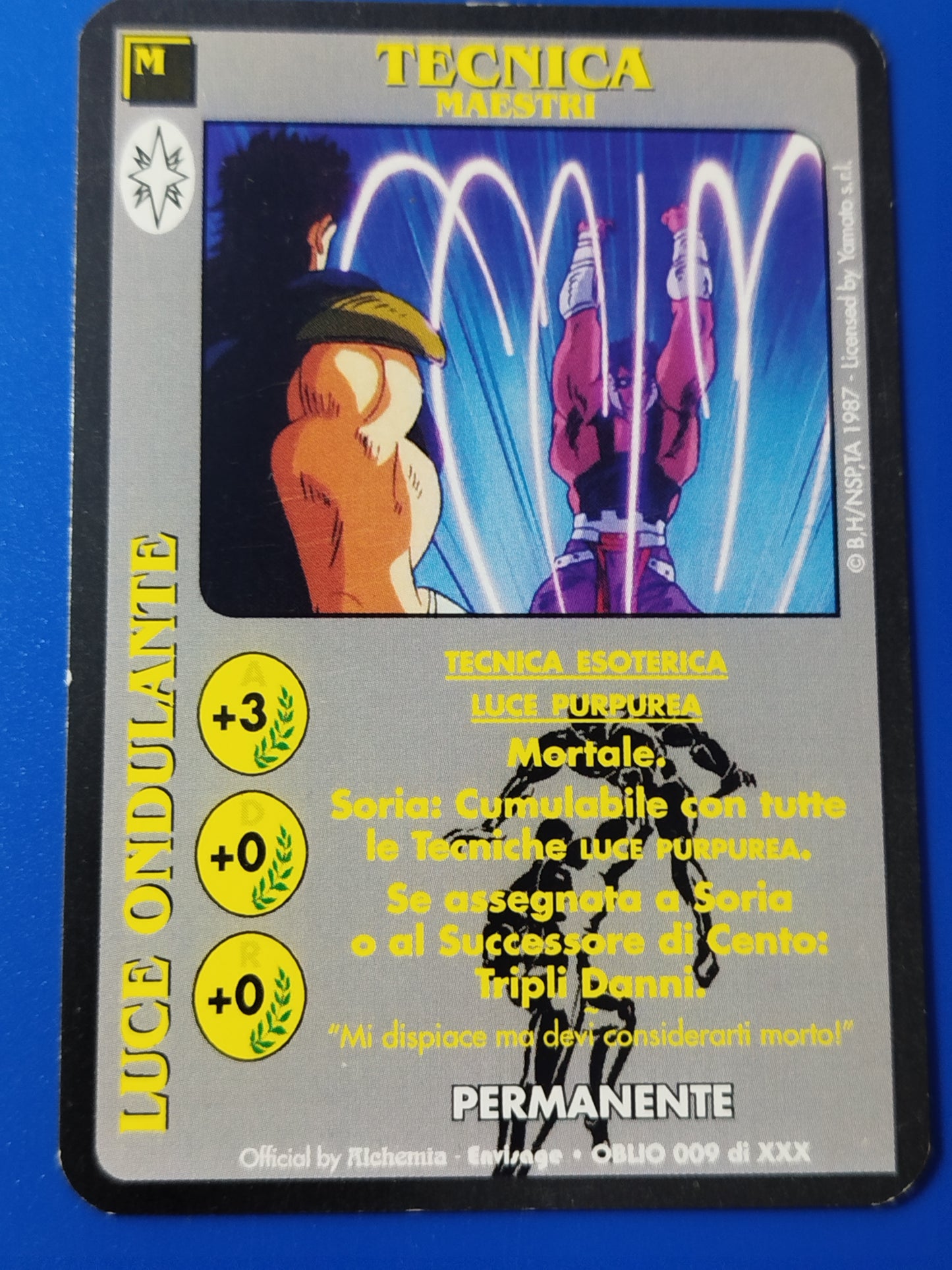 Carte Ken il guerriero Mazzo Soria Serie Oblio Alchemia gioco TCG