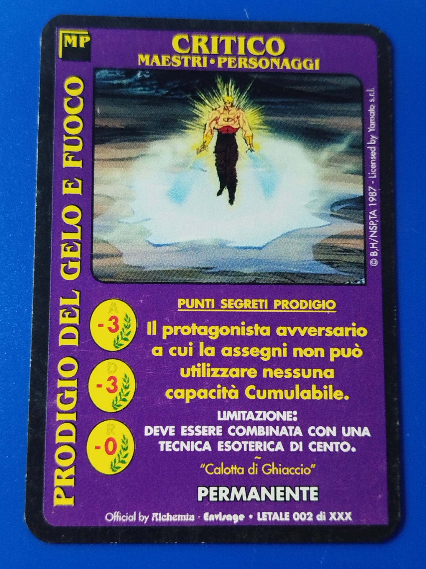 Carte Ken il guerriero Mazzo Soria Serie Oblio Alchemia gioco TCG