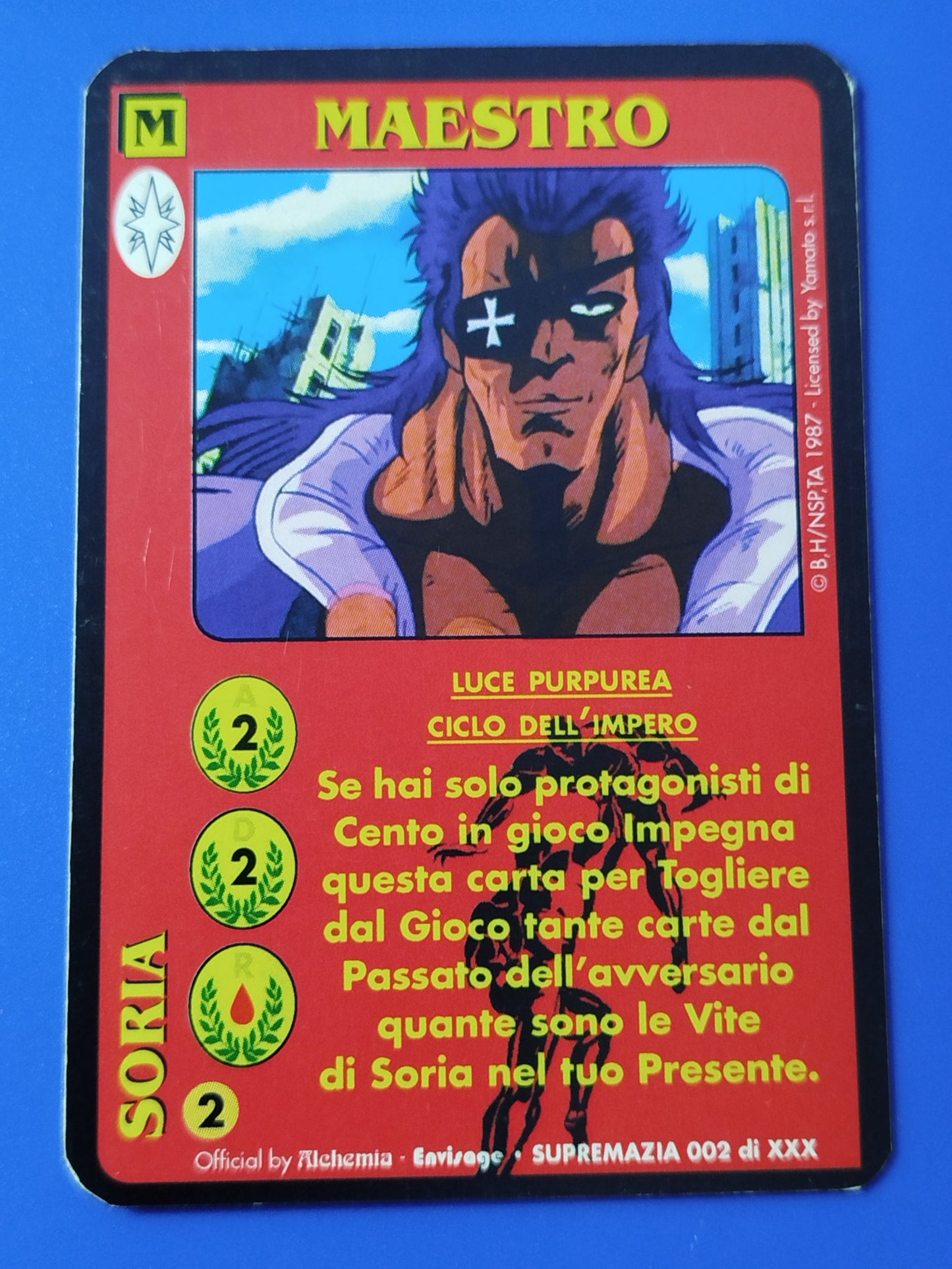 Carte Ken il guerriero Mazzo Soria Serie Oblio Alchemia gioco TCG
