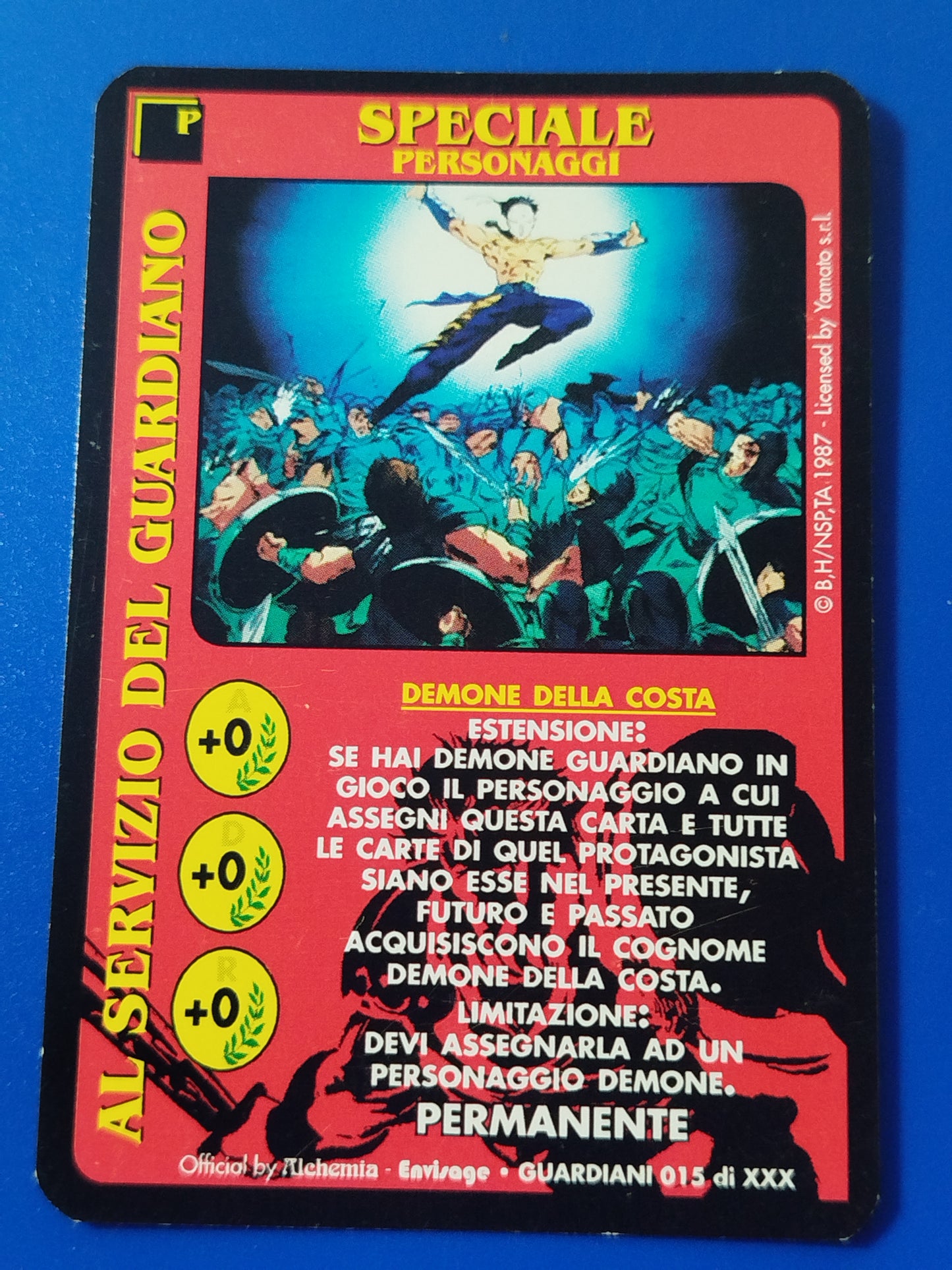 Carte Ken il guerriero Mazzo Demone della costa Serie Guardiani  Alchemia gioco TCG