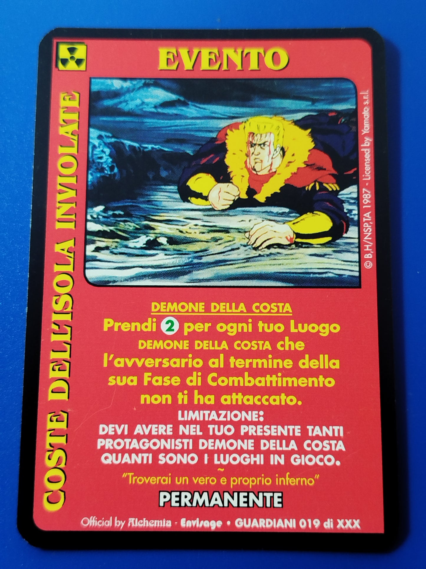 Carte Ken il guerriero Mazzo Demone della costa Serie Guardiani  Alchemia gioco TCG