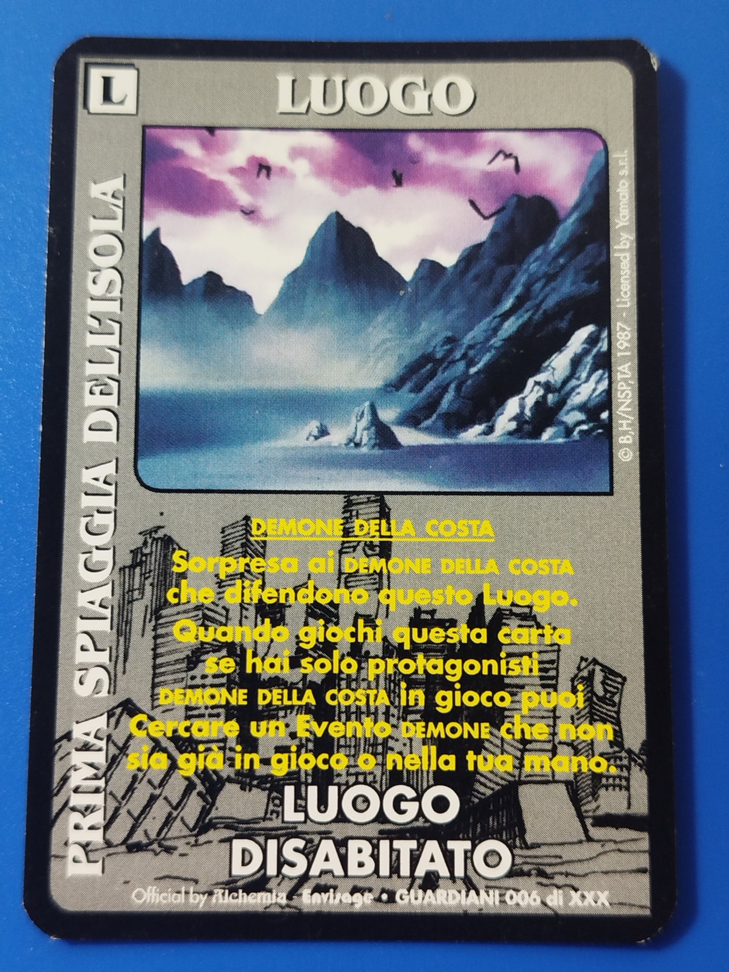 Carte Ken il guerriero Mazzo Demone della costa Serie Guardiani  Alchemia gioco TCG