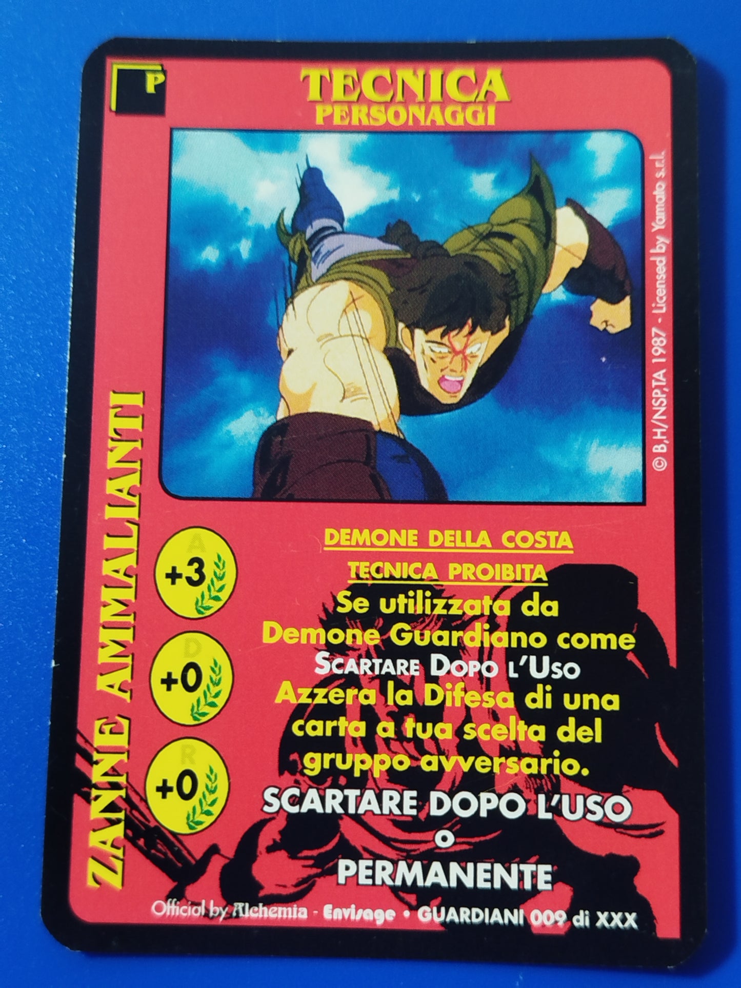 Carte Ken il guerriero Mazzo Demone della costa Serie Guardiani  Alchemia gioco TCG