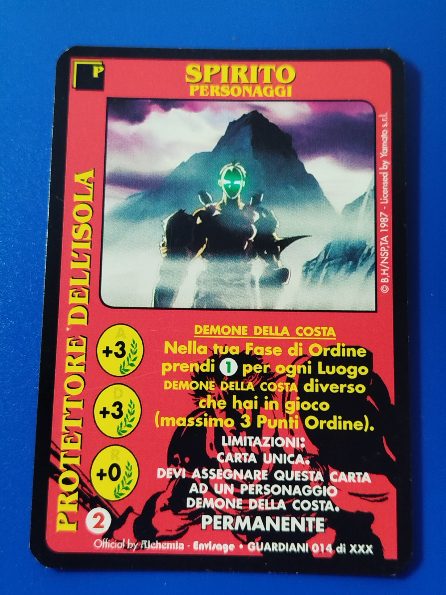 Carte Ken il guerriero Mazzo Demone della costa Serie Guardiani  Alchemia gioco TCG