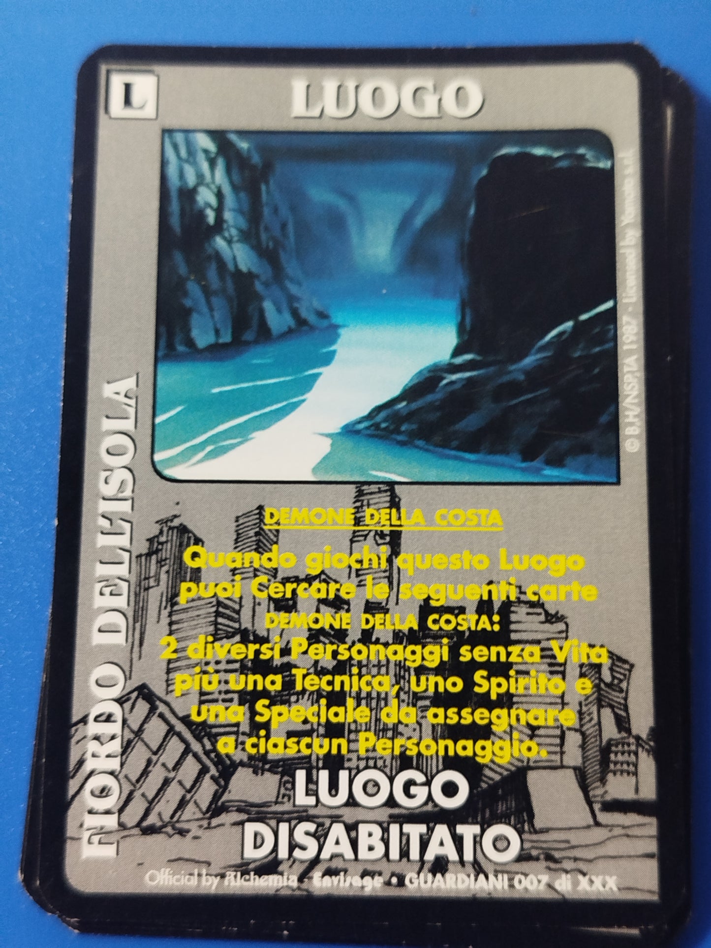 Carte Ken il guerriero Mazzo Demone della costa Serie Guardiani  Alchemia gioco TCG