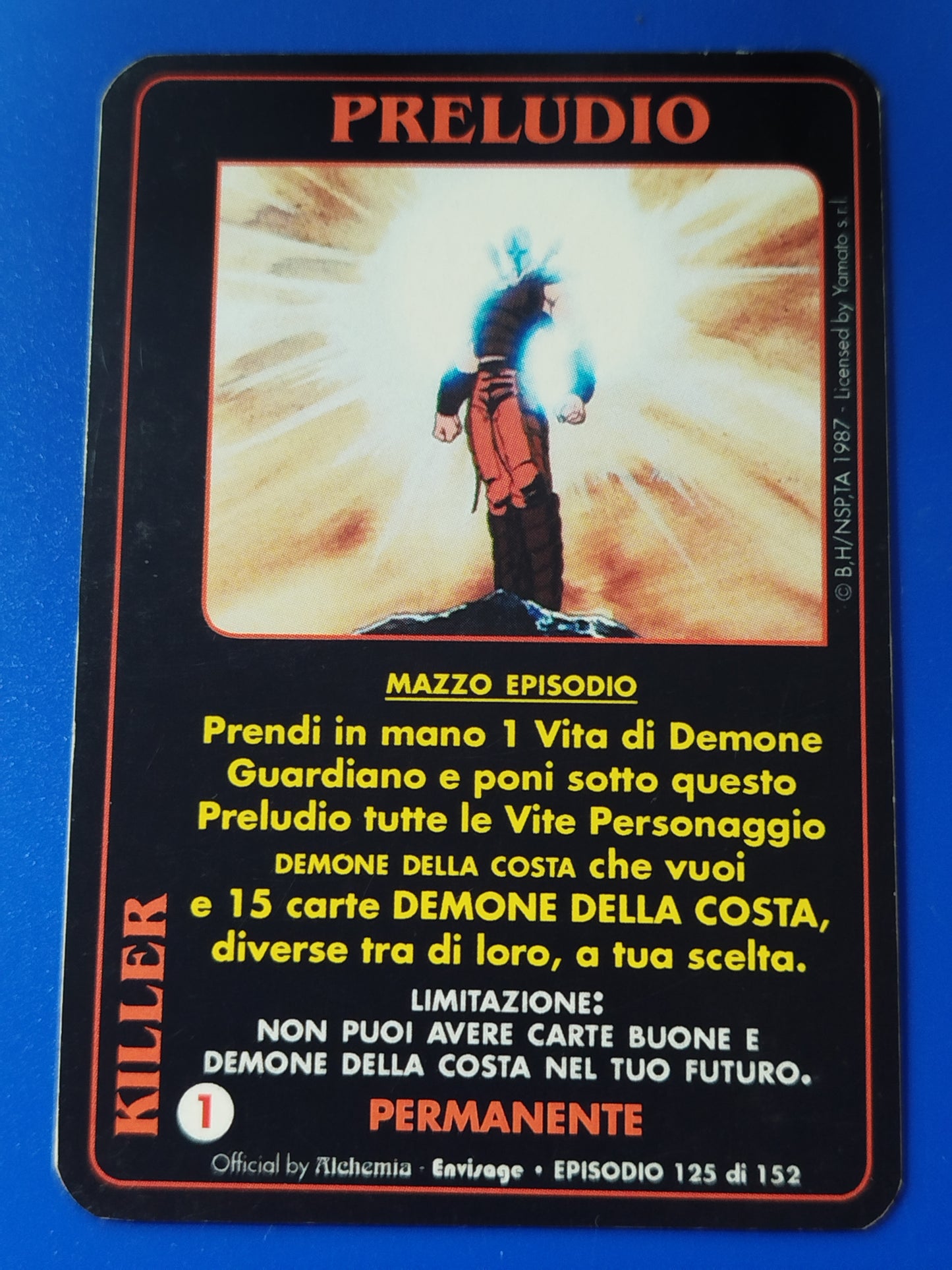 Carte Ken il guerriero Mazzo Demone della costa Serie Guardiani  Alchemia gioco TCG