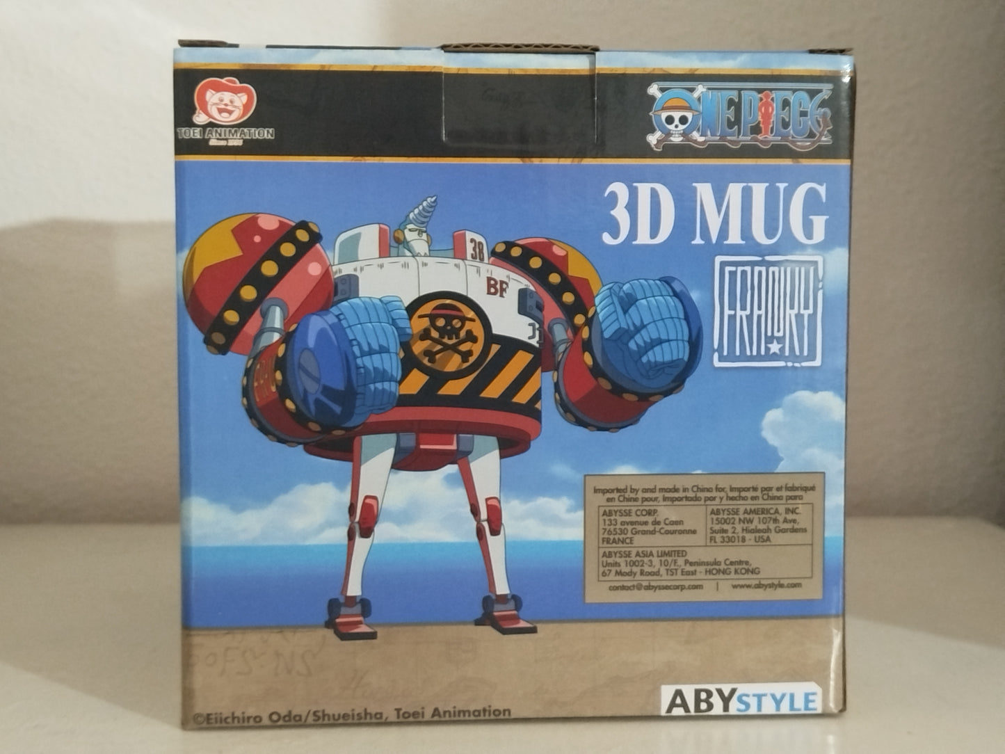 One Piece Tazza 3D 350ml: Iron Pirate Franky Shogun Abystyle