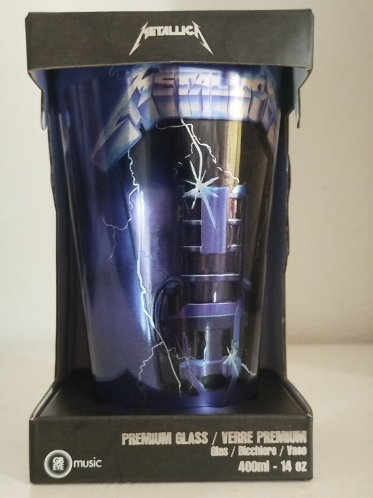 Metallica Large Glass 400ml: Ride the Lightning