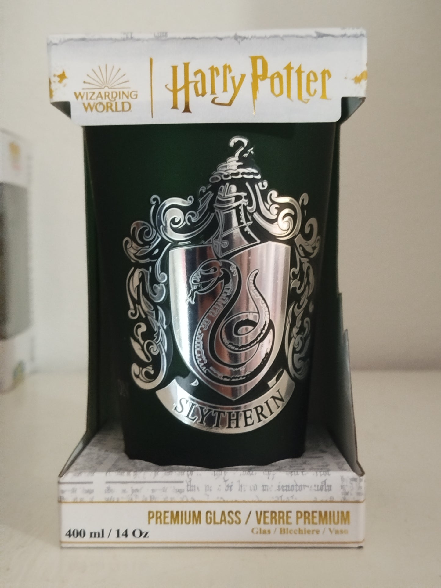 Prenium Glass Harry Potter Slyterin  400ml Abystyle