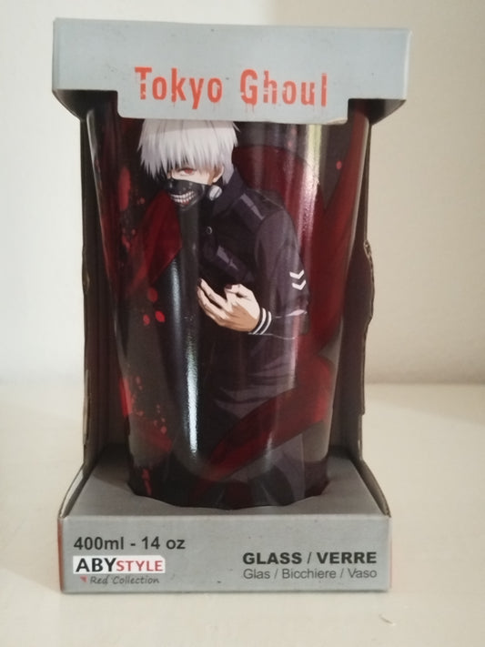Bicchiere Tokyo Ghoul : Kaneki & Mask 400ml Abystyle