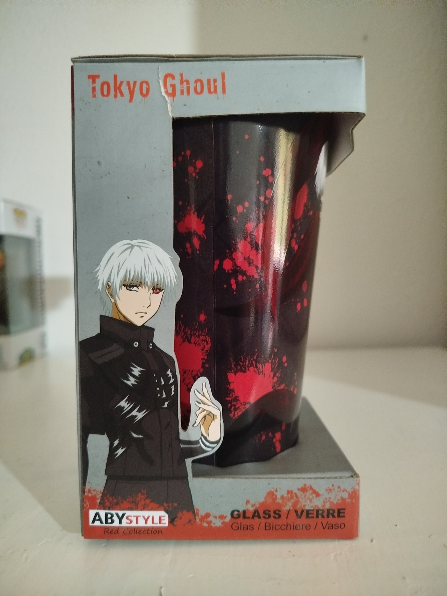 Bicchiere Tokyo Ghoul : Kaneki & Mask 400ml Abystyle