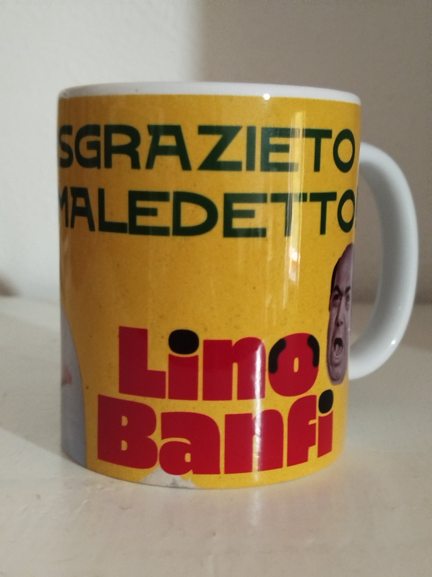 Lino Banfi Tazza Subli 320ml: Disgrazieto Maledetto