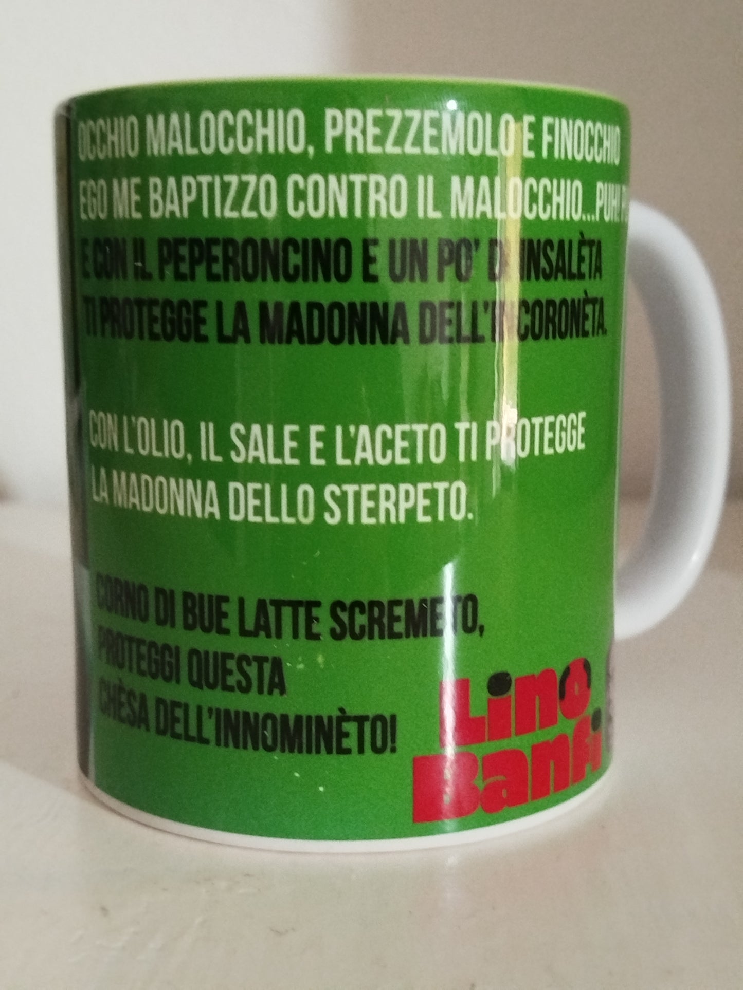 Lino Banfi Tazza Subli 320ml: Occhio Malocchio