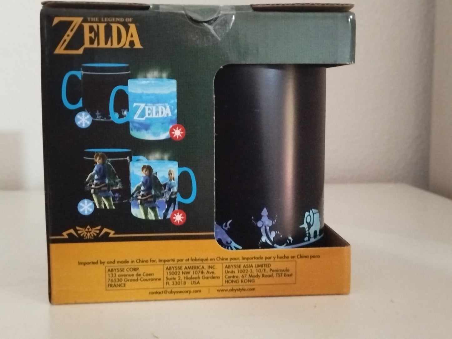 he Legend of Zelda Tazza 460ml Heat Change: Breath the Wild
