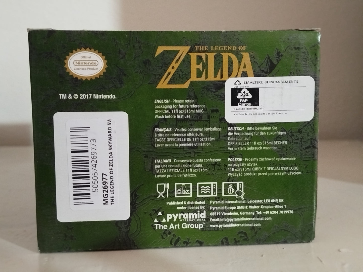 The Legend of Zelda Tazza 315 ml