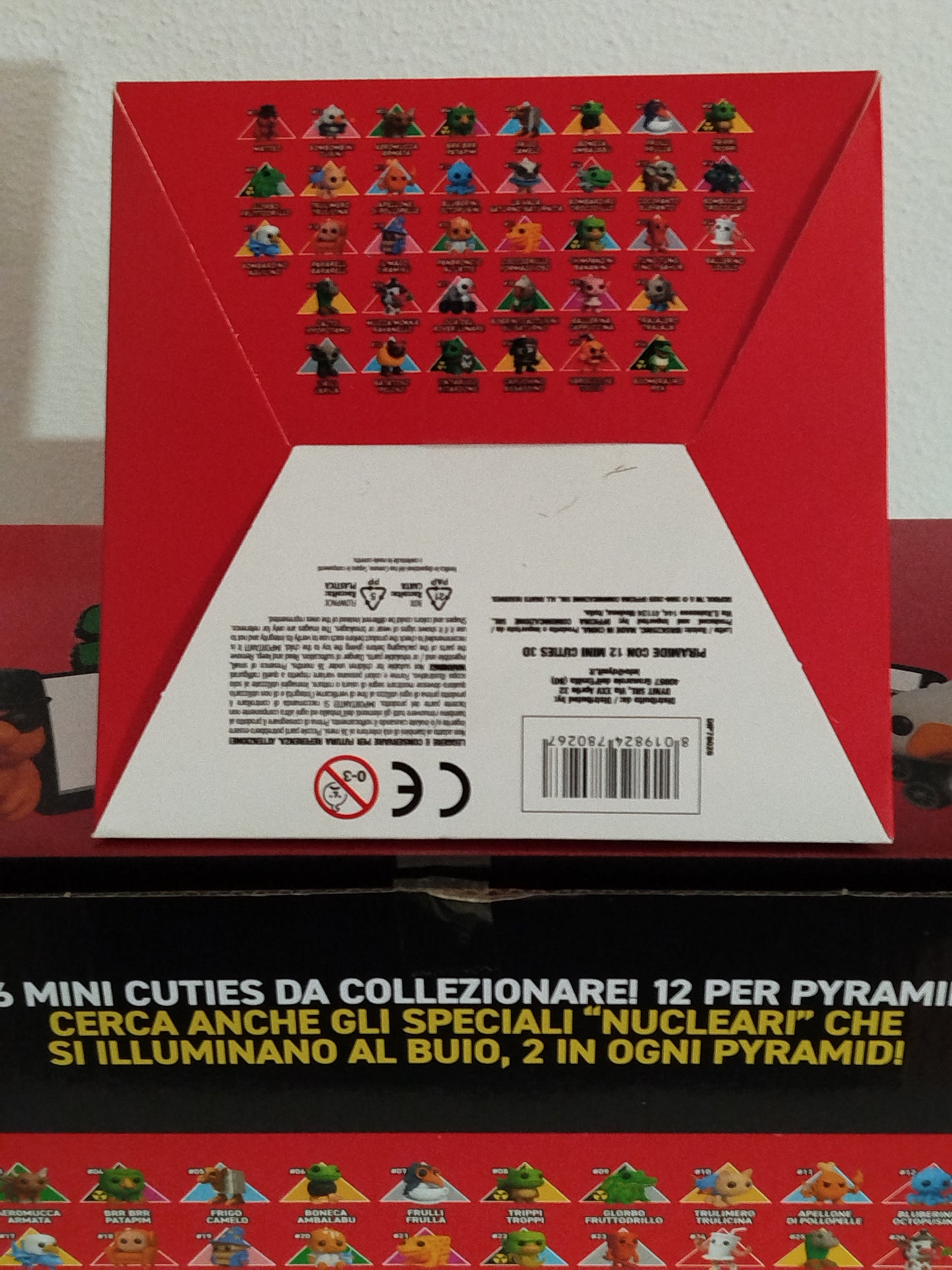 Skifidol Italian Brainrot Cuties Piramide Singola Rossa