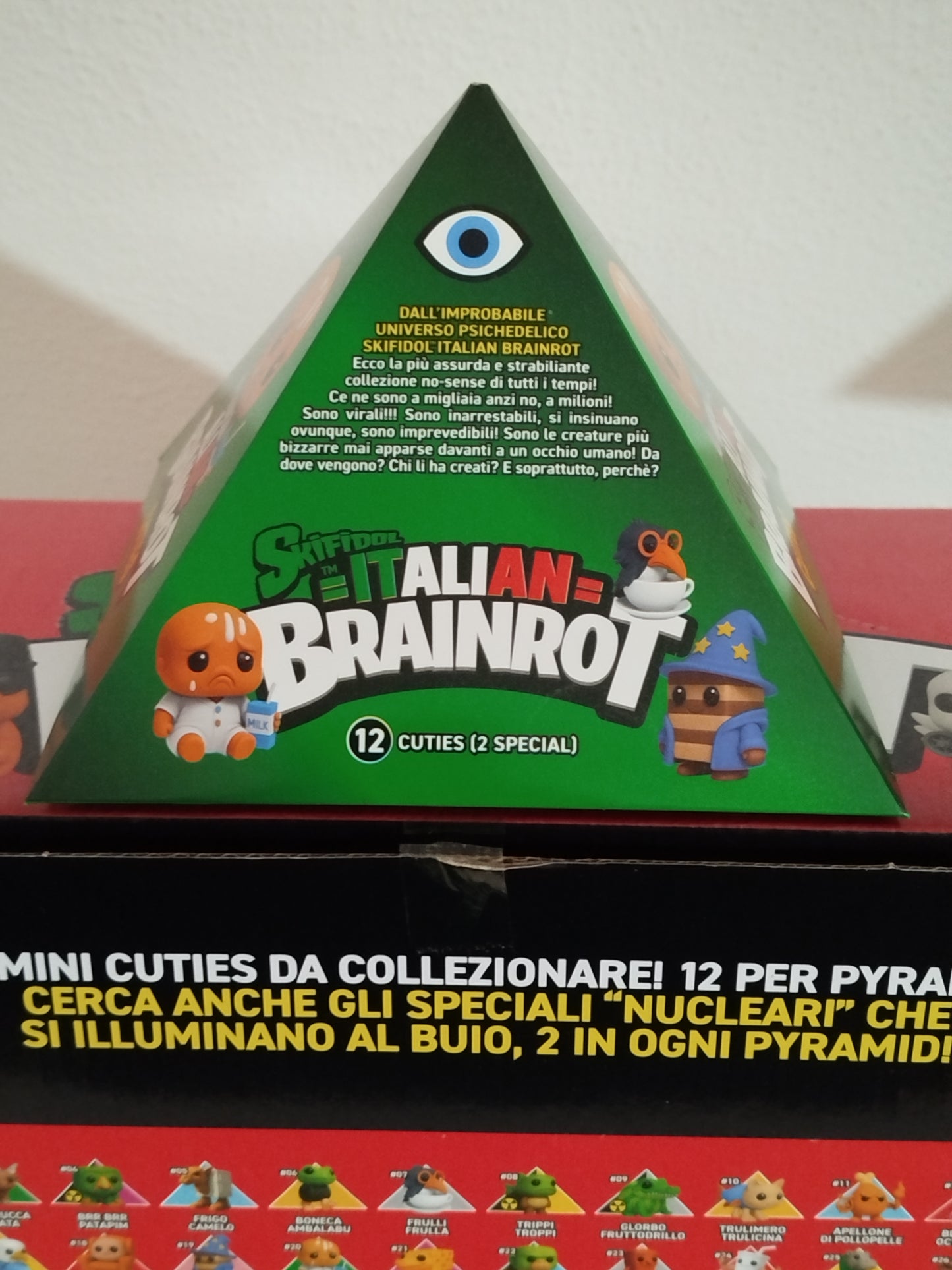 Skifidol Italian Brainrot Cuties Piramide Singola Verde